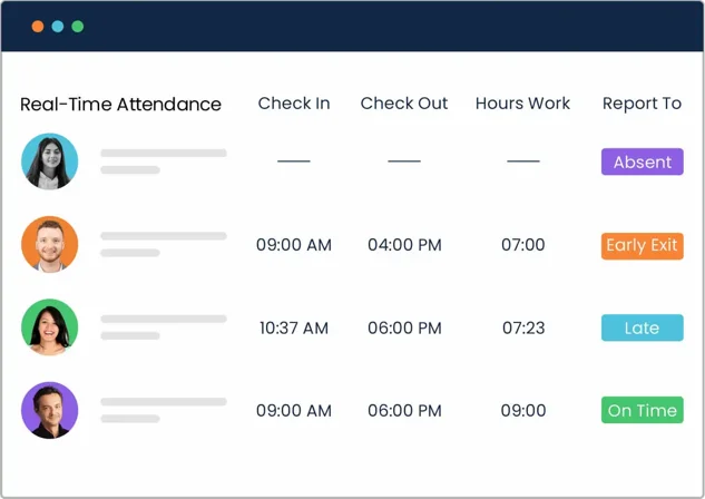 Real-Time Attendance Tracking Dashboard